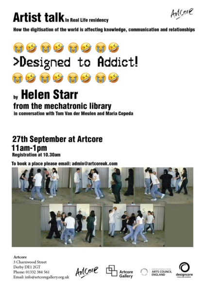 Designed to addict! Artist Talk by Helen Starr